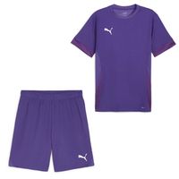 PUMA teamGOAL Matchday Voetbaltenue Kids Paars Wit