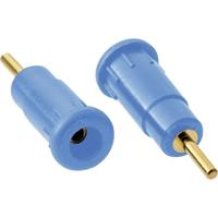 Schnepp BU 2800/BL Veiligheids-labconnector, female Bus, inbouw Stift-Ø: 2 mm Blauw 1 stuk(s)