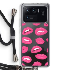 Bite my lip: Xiaomi Mi 11 Ultra Transparant Hoesje met koord