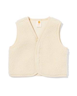 HEMA Babygilet teddy ecru (ecru)