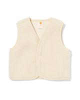HEMA Babygilet teddy ecru (ecru)
