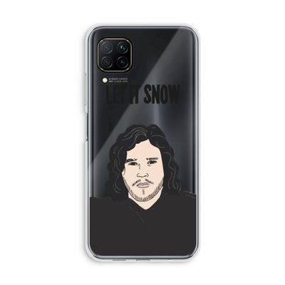 Let It Snow: Huawei P40 Lite Transparant Hoesje