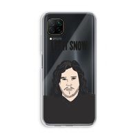 Let It Snow: Huawei P40 Lite Transparant Hoesje