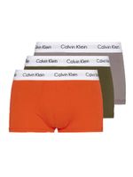 Calvin Klein boxershorts low rise 3-pack oranje-groen-grjis - thumbnail