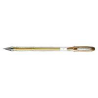 Rollerpen Uni-ball Signo medium metallic goud | 12 stuks