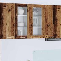 Hangkast met opslag 2 pcs Oudhout 40 x 31 x 80 cm Bewerkt hout