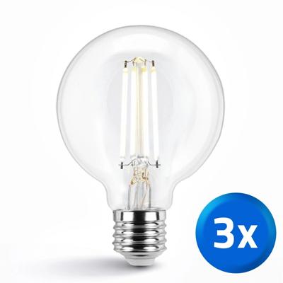 Slimme filament zigbee led lamp - dual white 7w e27 fitting - g95 model - voordeelset 3 stuks Slimme filament zigbee led lamp - dual white 7w e27 fitting - g95 model - voordeelset 3 stuks