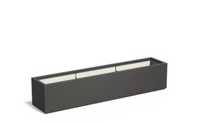 Polyester plantenbak CARREZ 200x40x40cm.
