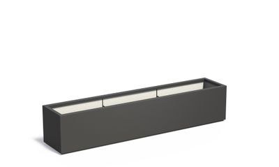 Polyester plantenbak CARREZ 200x40x40cm.