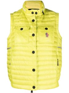 Moncler Grenoble gilet Gumiane à design matelassé - Vert