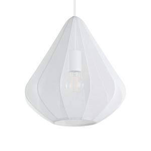 EGLO Dolwen Hanglamp - E27 - Ø 33,5 cm - Wit - Textiel