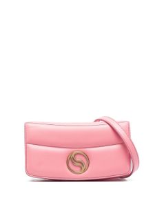 Stella McCartney sac porté épaule S-Wave à design matelassé - Rose