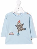 Paul Smith Junior t-shirt à imprimé graphique - Bleu