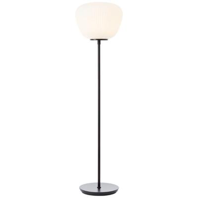 Brilliant VloerlampKaizen zwart met wit - 60151/76