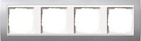 Gira Event Aluminium / Zuiverwit glanzend 4-voudig