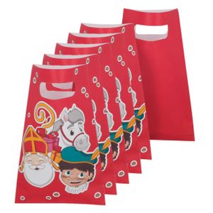 Sinterklaas papieren uitdeelzakjes 30x stuks 23 x 15 cm