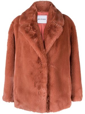 STAND STUDIO veste Savanna en fourrure artificielle - Orange