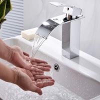 KOEN waterval badkamer kraan wastafels mixer kraan koud en warm water kraan