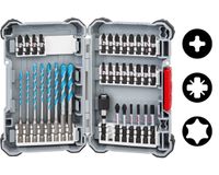 Bosch Slagvaste schroefbitset met multifunctionele boren, 1/4", 35-delig boor- en bitset - thumbnail