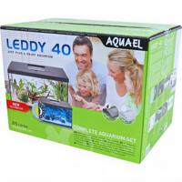 Aquael Leddy 40 Day&Night Zwart - Complete Aquarium Set 25L met LED Dag/Nacht Verlichting