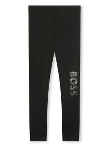 BOSS Kidswear legging à logo imprimé - Noir