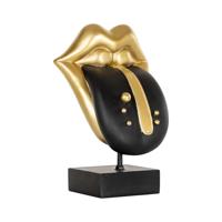 Richmond Decoratie 'Tongue' 33cm, kleur Zwart Richmond Decoratie 'Tongue' 33cm, kleur Zwart