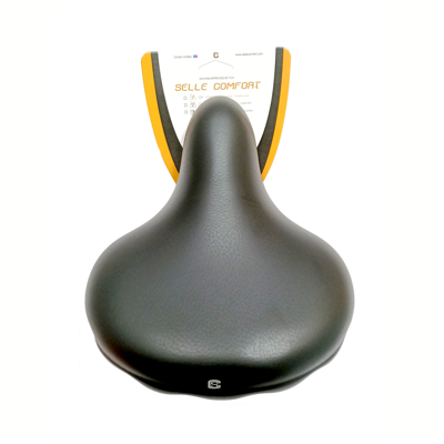 Ks Selle comfort zadel zwart (imitatie drifter zadel), zonder strop