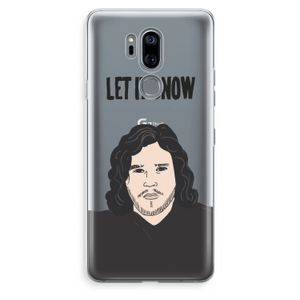 Let It Snow: LG G7 Thinq Transparant Hoesje