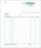 Exacompta leveringen, ft 21 x 18 cm, dupli (50 x 2 vel), tweetalig (NL/FR) - thumbnail