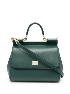 Dolce & Gabbana grand sac à main Sicily - Vert