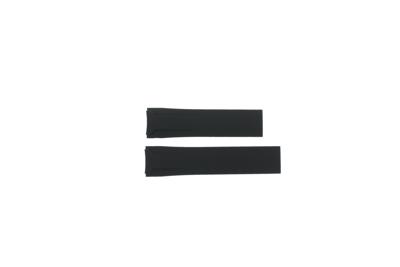 Horlogeband Tissot T024417A / T610028918 Rubber Zwart 22mm