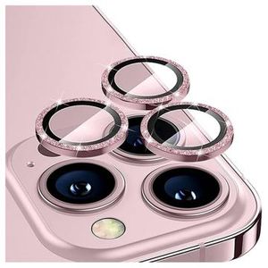 Hat Prince Glitter iPhone 14 Pro/14 Pro Max Camera Lens Beschermer - Roze