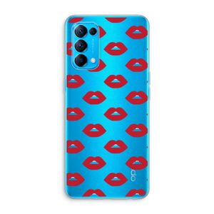 Lips: Oppo Find X3 Lite Transparant Hoesje