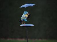 Tuinsteker Voederbakje met vogel