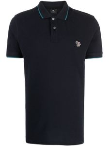 PS Paul Smith polo en coton à logo brodé - Noir