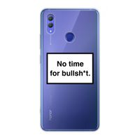 No time: Honor Note 10 Transparant Hoesje