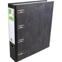 Q-CONNECT ordner, voor ft A4, gewolkt, dubbel, rug van 8 cm, zwart