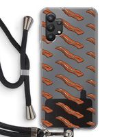 Bacon to my eggs #2: Samsung Galaxy A32 5G Transparant Hoesje met koord