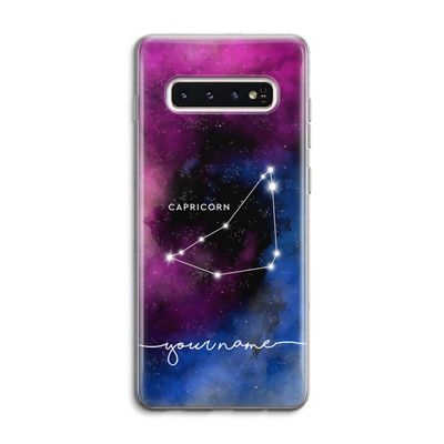 Sterrenbeeld - Donker: Samsung Galaxy S10 4G Transparant Hoesje