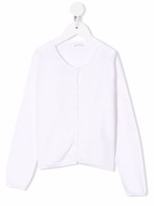 Il Gufo cardigan léger en coton - Blanc