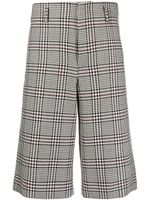 Comme des Garçons Homme Plus bermuda en laine à motif pied-de-poule - Noir