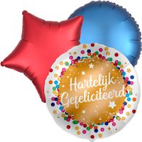 Ballon toefje Hartelijk Gefeliciteerd