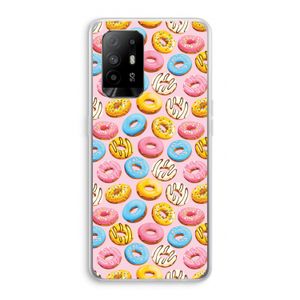 Pink donuts: Oppo A95 5G Transparant Hoesje