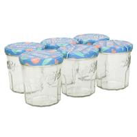 Bewaarpot/voorraadpot - 12x stuks - met schroefdeksel - 324 ml - Le Parfait