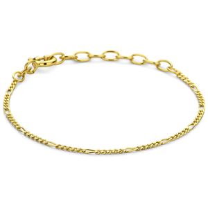 Armband Figaroschakel geelgoud 1,6 mm