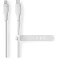 Lightning Kabel | USB 2.0 | Apple Lightning 8-Pins | USB-C© Male | 480 Mbps | Vernikkeld | 1.50 m Lightning Kabel | USB 2.0 | Apple Lightning 8-Pins | USB-C© Male | 480 Mbps | Vernikkeld | 1.50 m