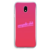 Vice Glow: Samsung Galaxy J3 (2017) Transparant Hoesje Vice Glow: Samsung Galaxy J3 (2017) Transparant Hoesje