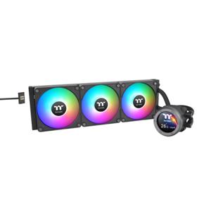 Thermaltake CL-W417-PL14SW-A koelsysteem voor computers Computer behuizing, Processor Alles-in-één vloeistofkoeler 14 cm Zwart 1 stuk(s)