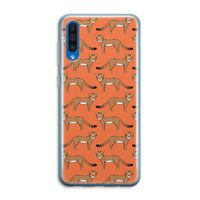 Cheetah: Samsung Galaxy A50 Transparant Hoesje