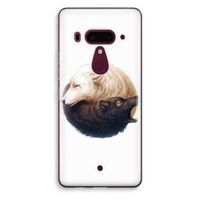 Yin Yang Wolves: HTC U12+ Transparant Hoesje